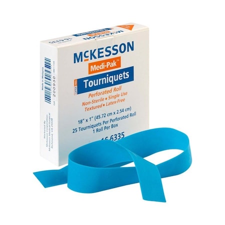 Mckesson Tourniquet Band on Roll, 18 Inch Length, 500PK 16-6335